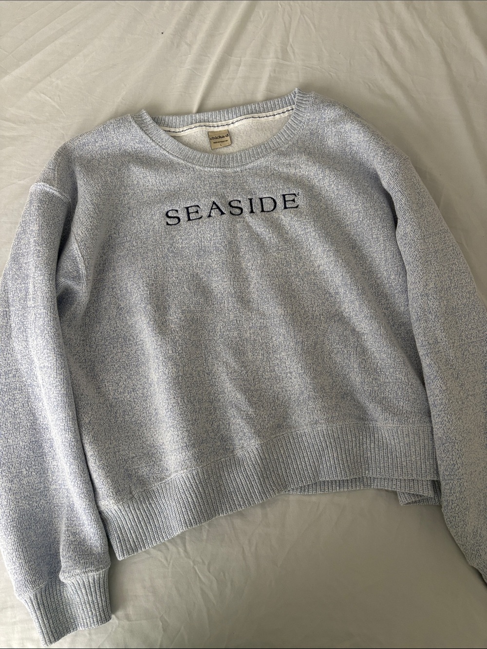 Seaside Light Blue Crewneck Sweater
